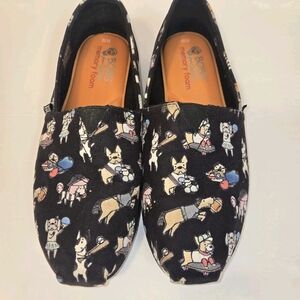 Bobs For Dogs Memory Foam Slip On Shoes W10 Black Arch Pillow Support Preowned